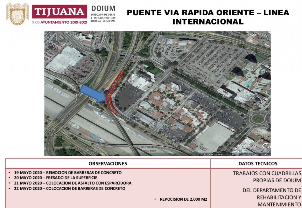 Ready Line de San Ysidro tendrá circulación parcial por trabajos de