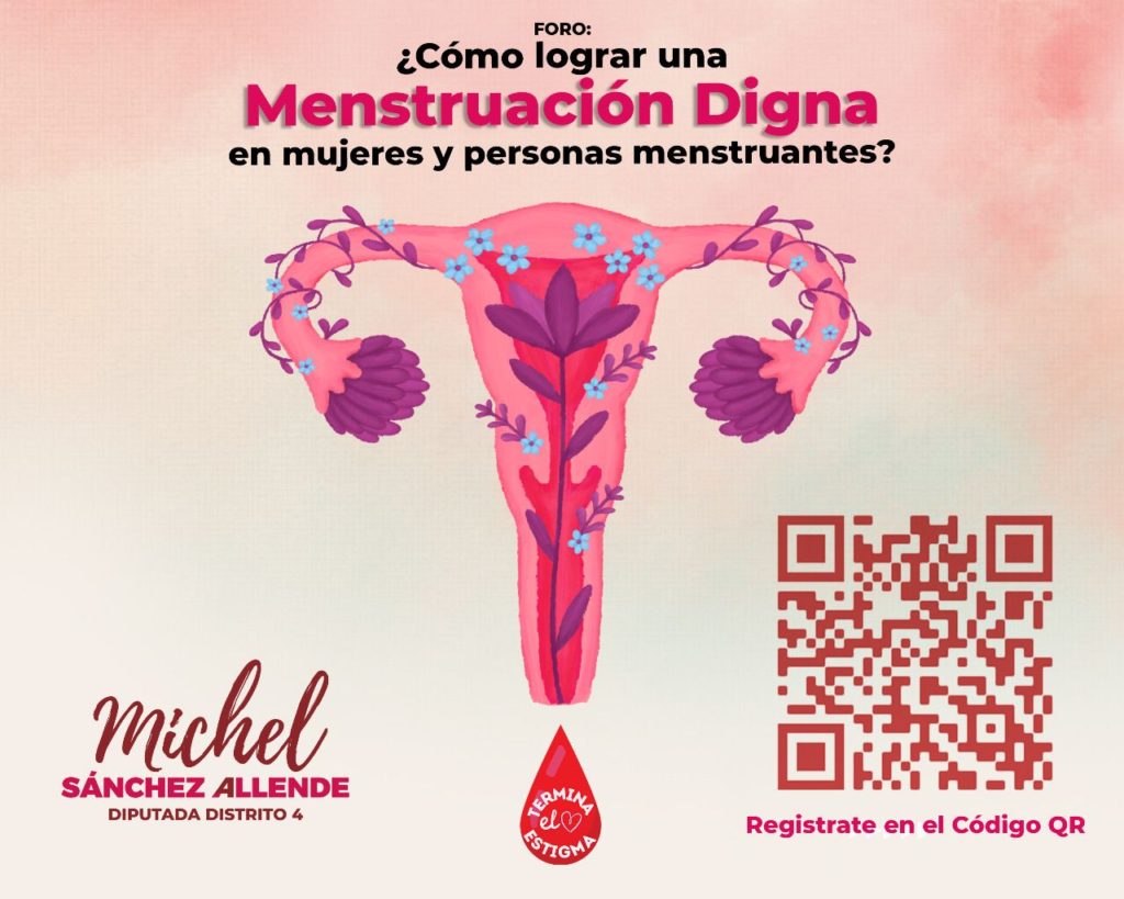 Realizarán foro “¿Cómo lograr una menstruación digna en mujeres y
