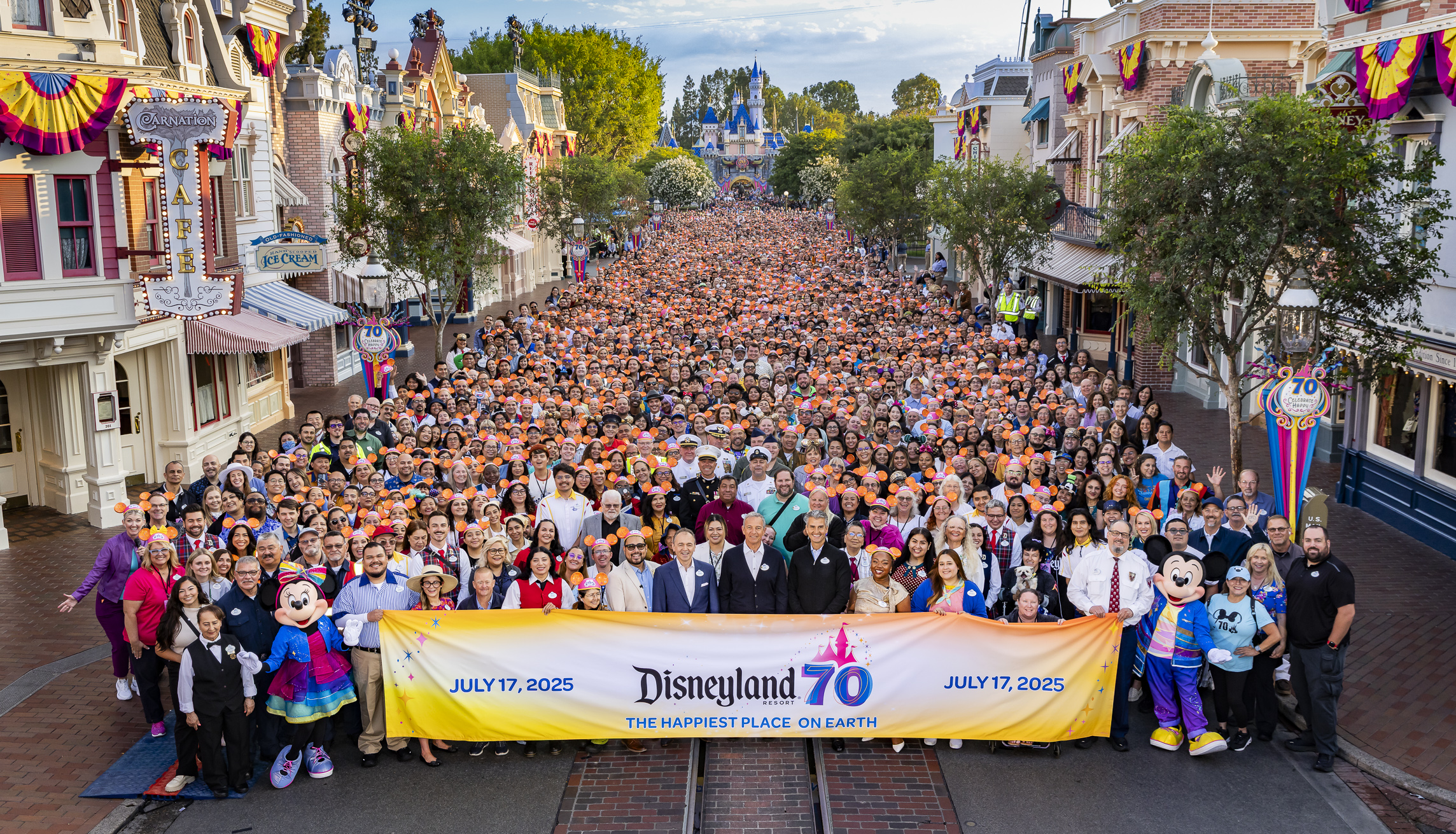 Cast Members Celebrate Disneyland Resort 70th Anniversary
