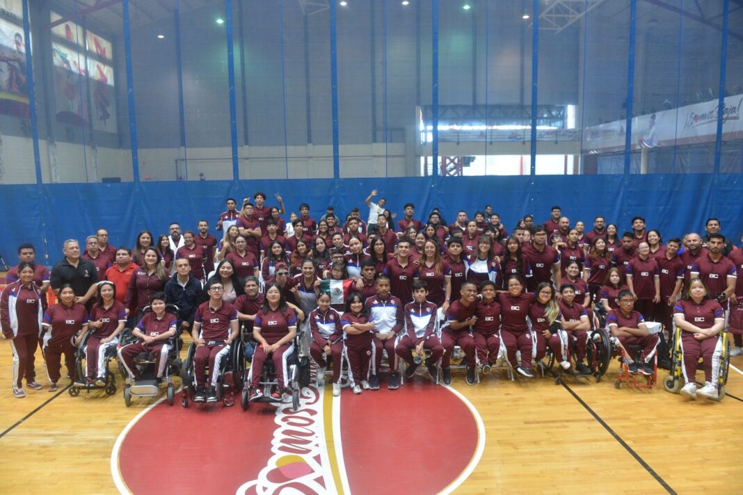 Abanderan a la Selección de Deporte Adaptado de BC