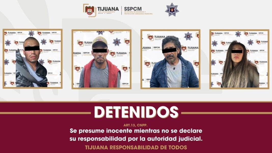 Detienen a cuatro personas por amenazas e intento de extorsión