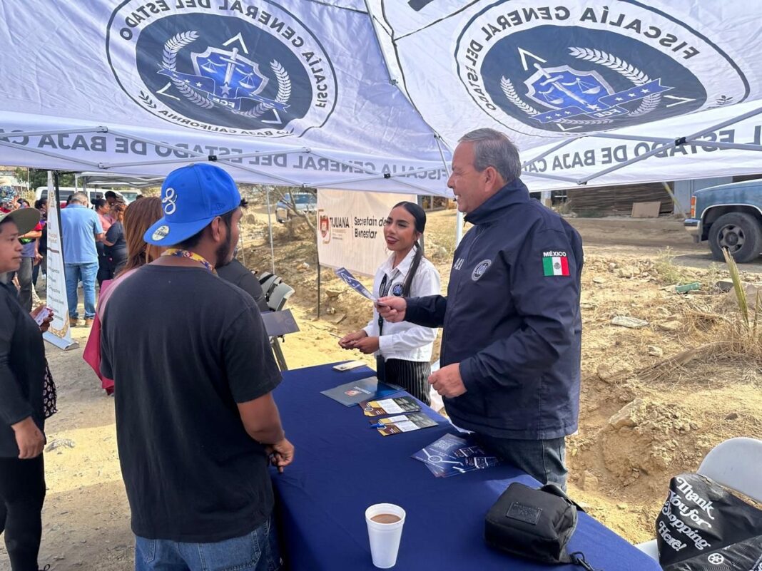 Fiscalía General del Estado se suma a jornada de desarrollo social en Tijuana