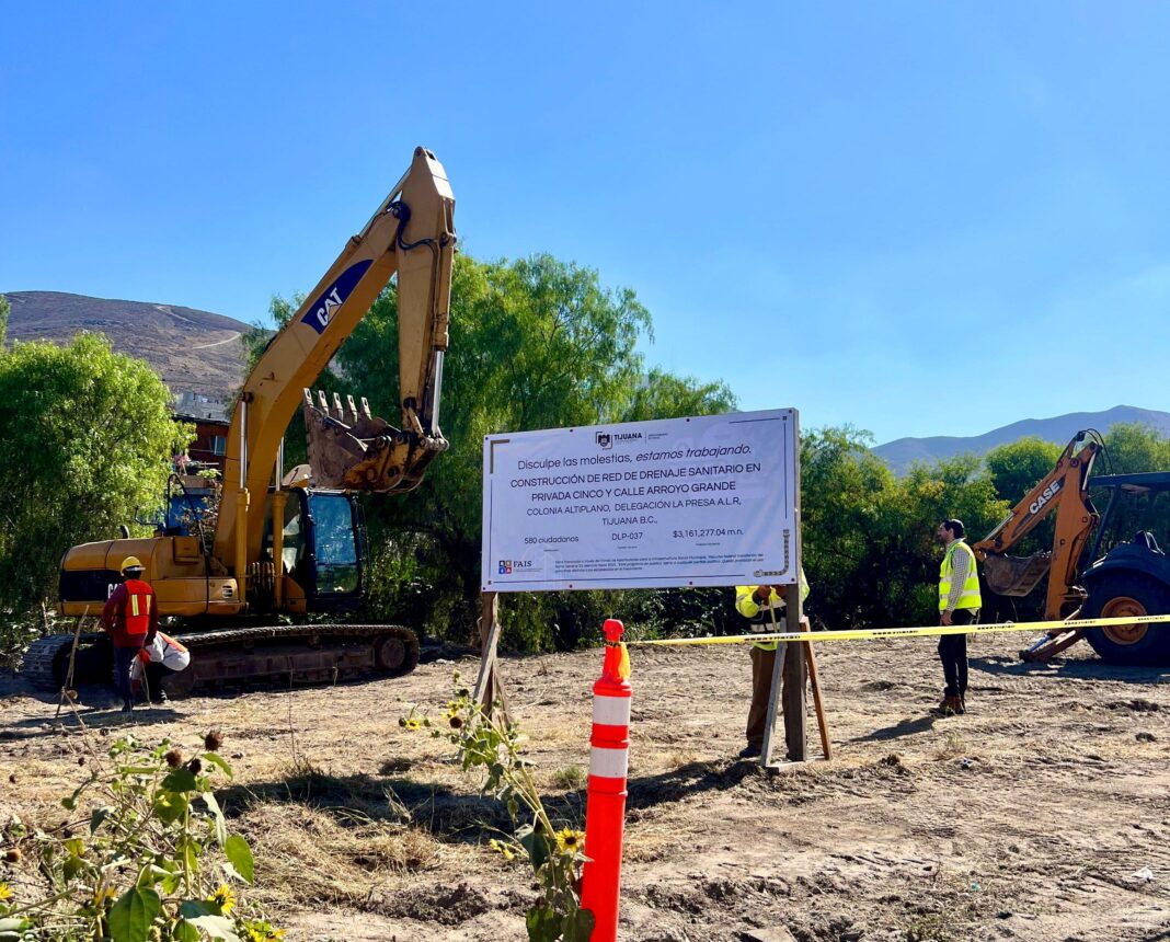 Arranca obra de drenaje en la colonia Altiplano para beneficiar a casi 600 habitantes