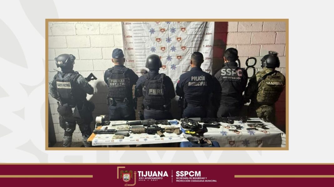 Van por víctima de extorsión y hallan arsenal en hotel de Tijuana