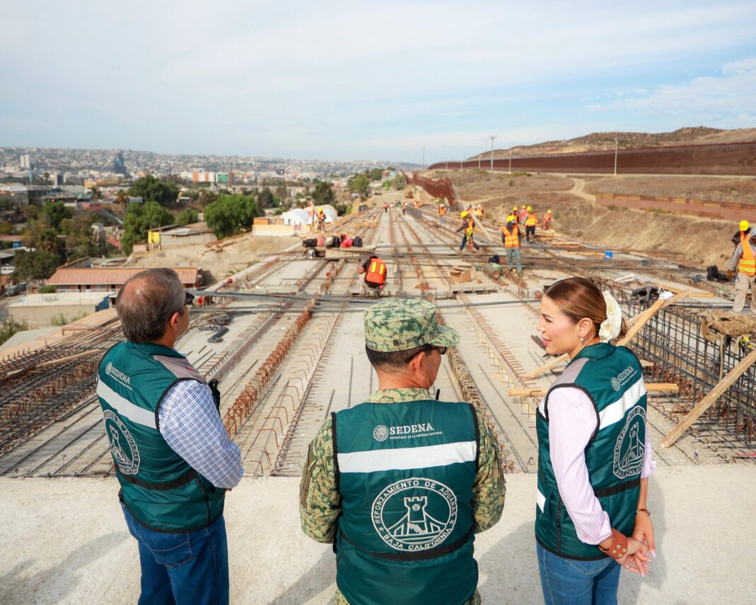 Avanza Viaducto Elevado en Tijuana al 92.1% para transformar la movilidad: Gobernadora Marina del Pilar