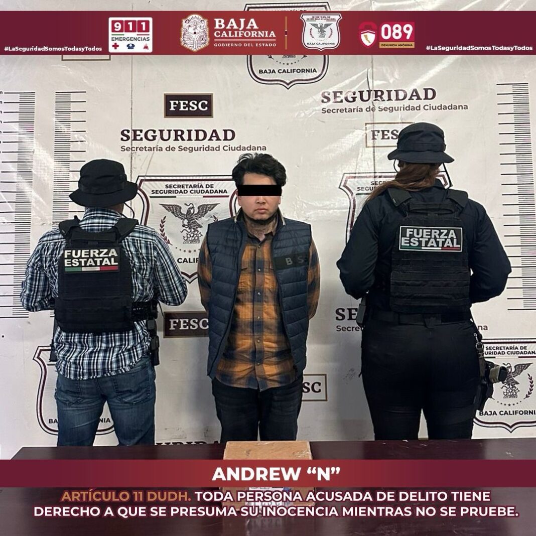 Captura FESC a fugitivo norteamericano acusado de tráfico de armas