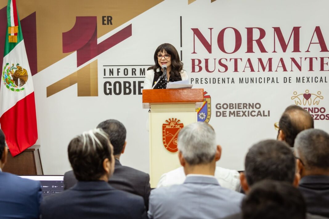 Norma Bustamante presenta su Primer Informe de Gobierno de continuidad en Mexicali
