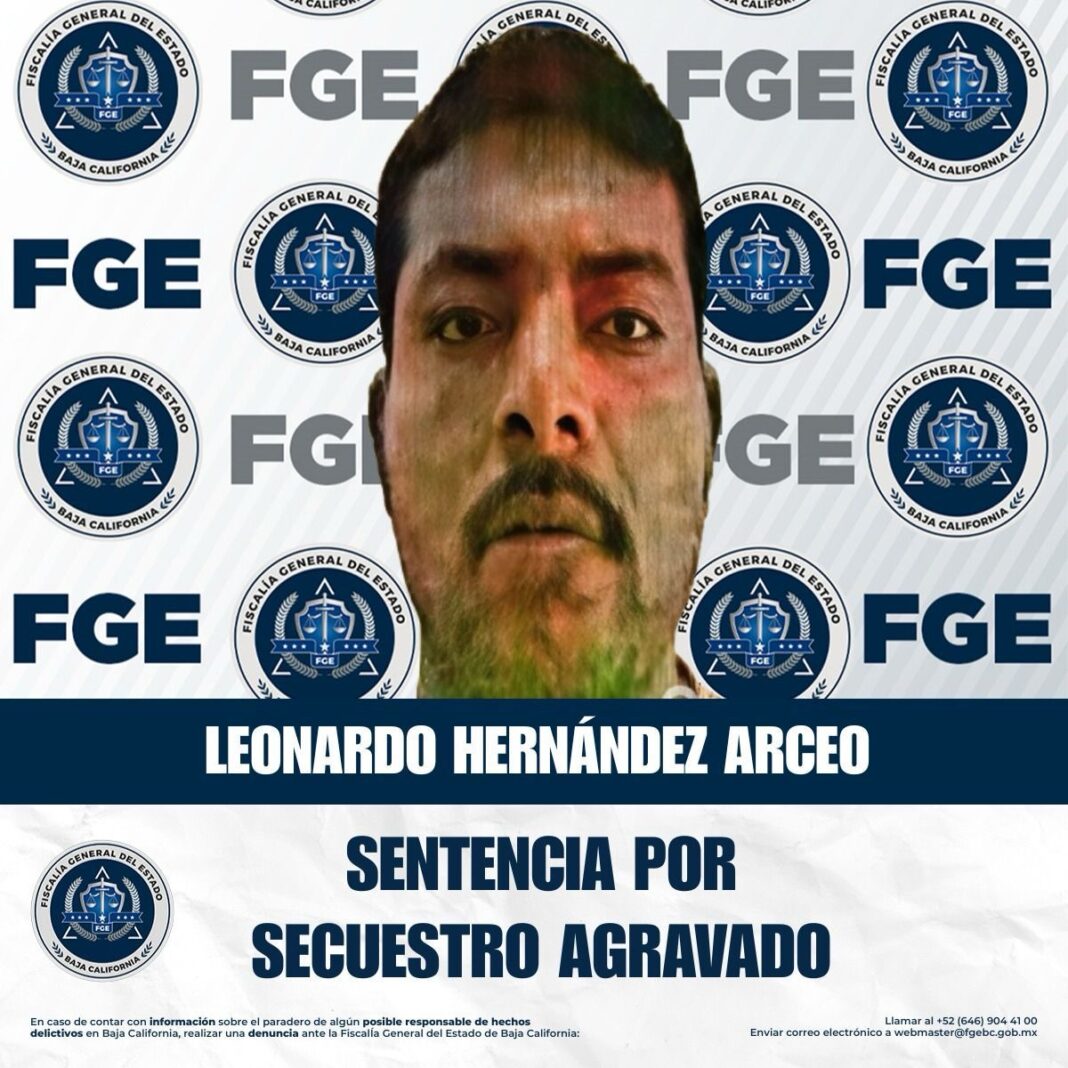 Sentencia de 27 años de prisión por secuestro agravado