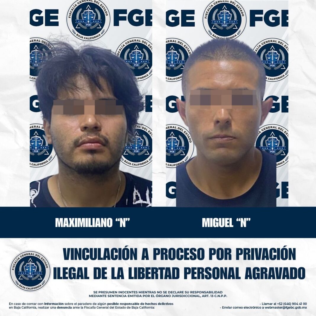 Vinculan a proceso a dos hombres por privación ilegal de la libertad