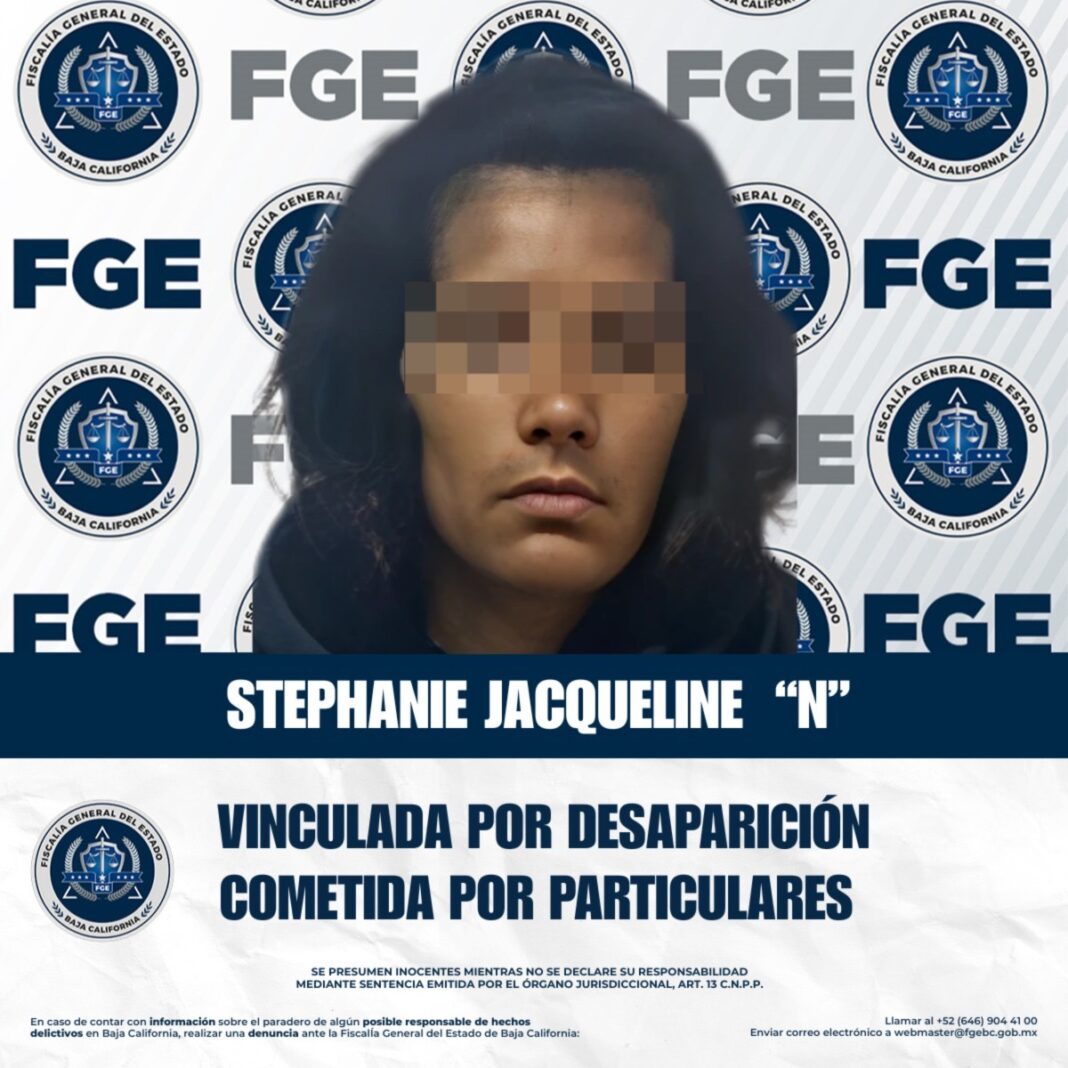 Detienen a “La Jacqui” por desaparición forzada; autoridades buscan a sus cómplices