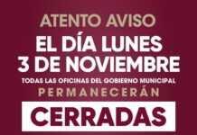 Será lunes 3 de noviembre día inhábil para el personal del Gobierno Municipal de Tijuana