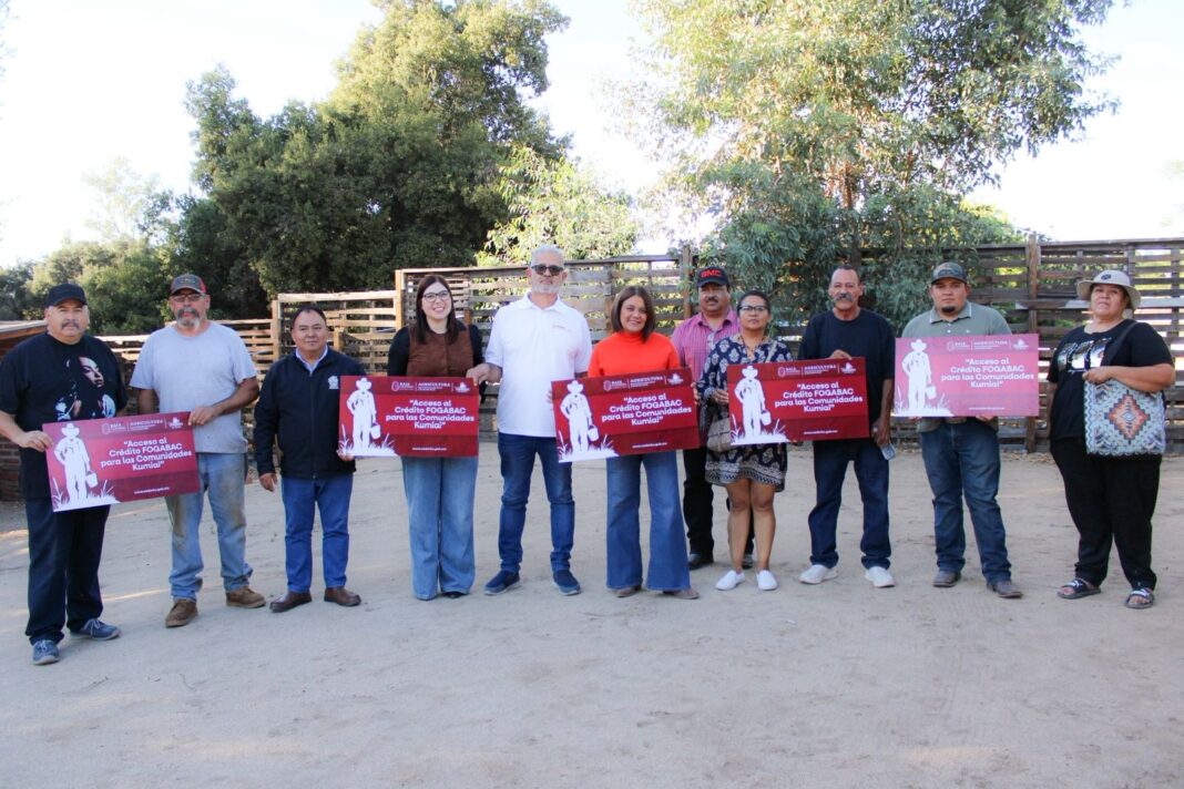 Entrega SADER BC apoyos a comunidad Kumiai