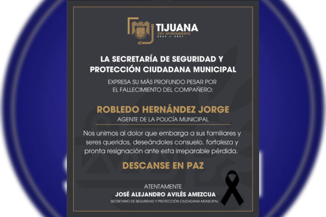 SSPCM confirma el asesinato del oficial Jorge Robledo al llegar a su casa en Paseos del Vergel
