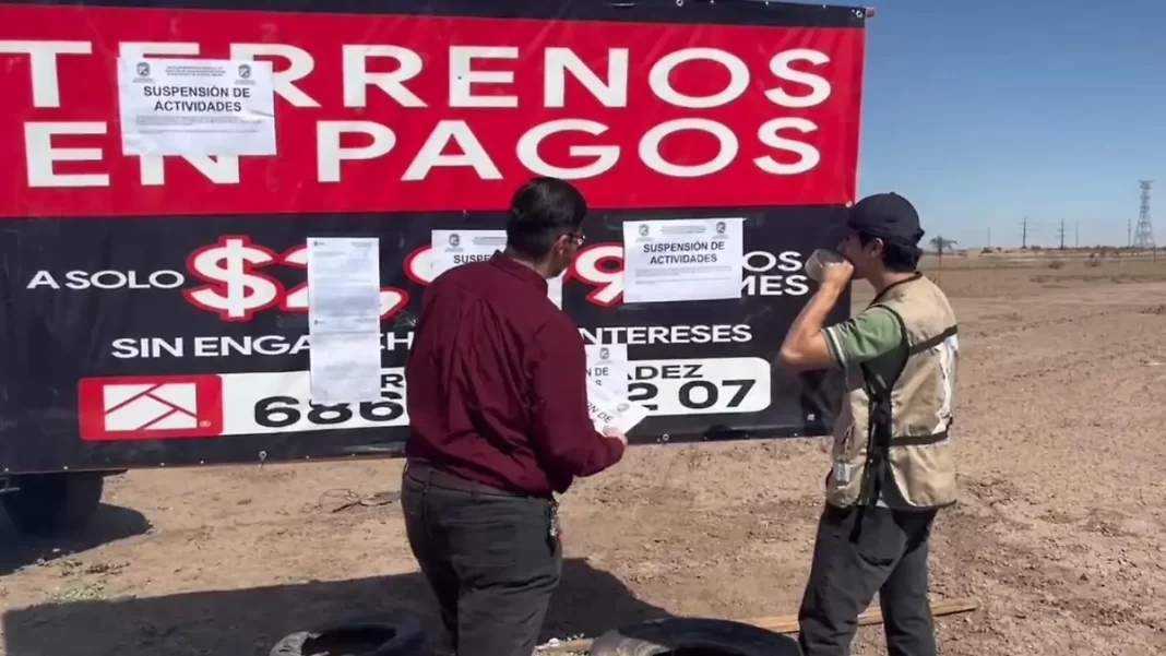 Suspenden venta de terrenos a dos de lotificadoras de Mexicali