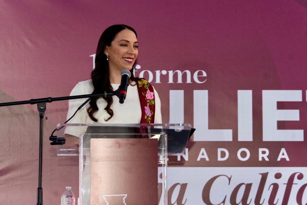 Presenta Julieta Ramírez su primer informe en la capital de BC