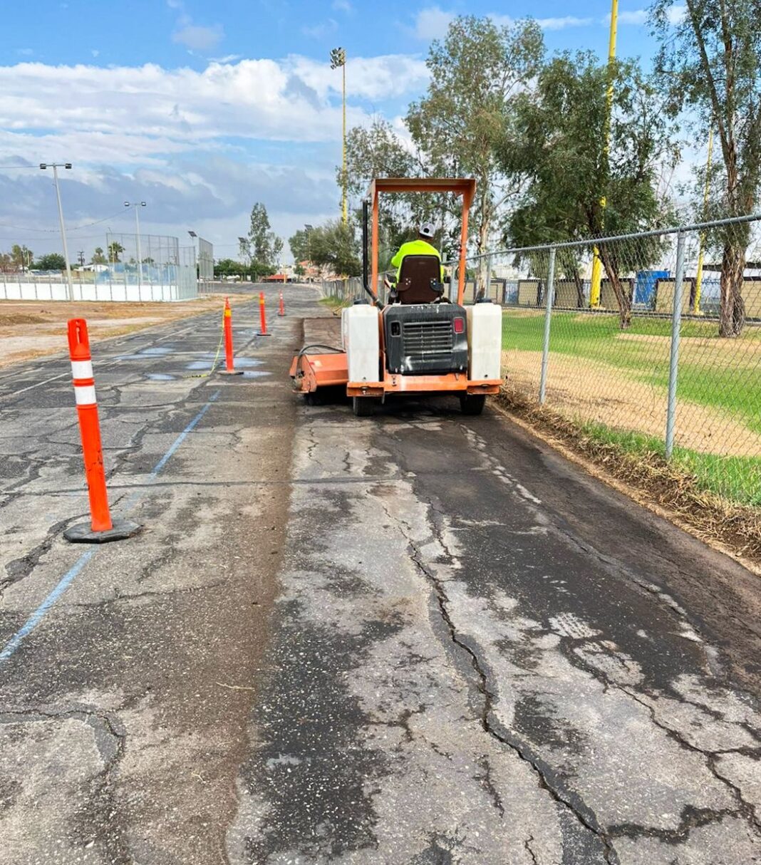 Inicia rehabilitación de la ciclopista de la ciudad deportiva de Mexicali