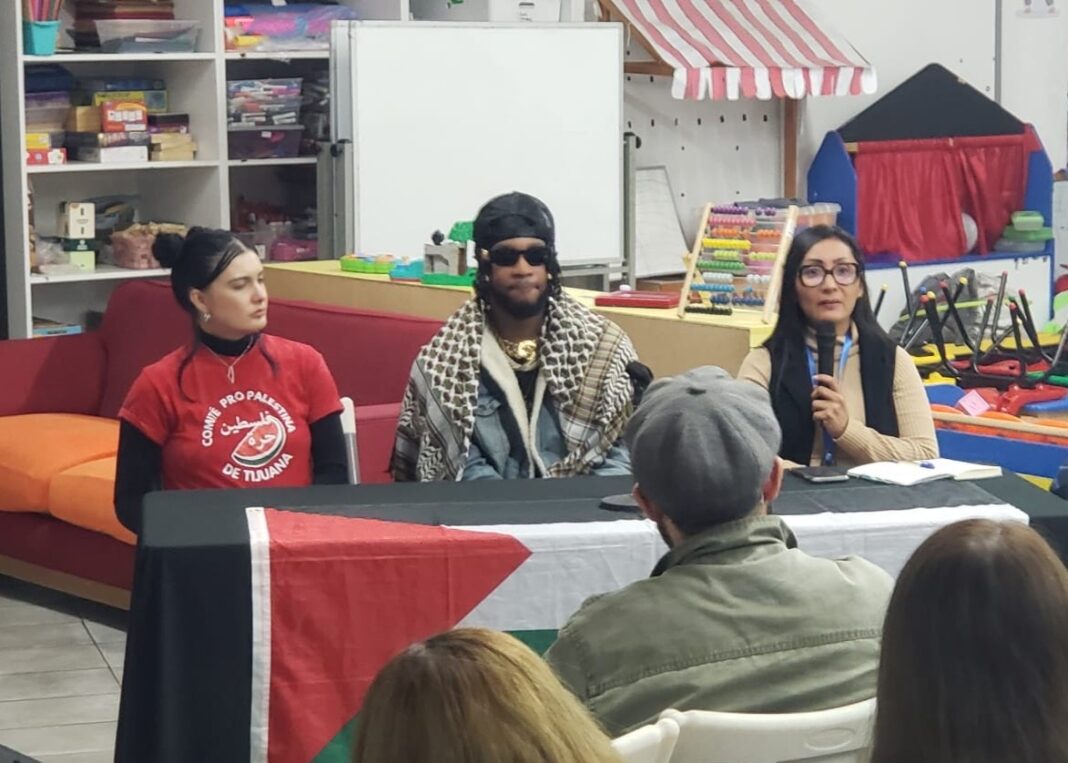 Chris Smalls llama desde Tijuana a luchar contra la tiranía y el genocidio en Palestina