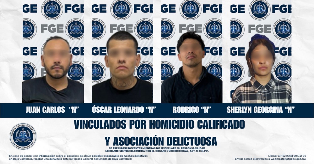 Vinculados a proceso integrantes de grupo criminal en San Quintín