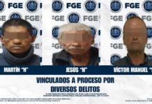 Vinculados a proceso por diversos delitos