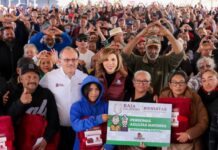 Reciben 400 mil personas mayores pensiones durante gobierno de Marina del Pilar