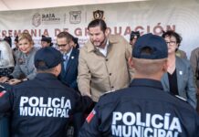 Asiste Ismael Burgueño a la Ceremonia de Graduación de nuevos elementos policiacos