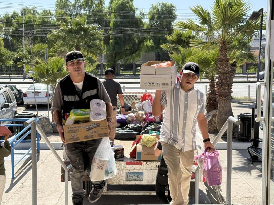 Recauda DIF Tijuana más de 12 toneladas en apoyo a familias afectadas por lluvias en el centro del país