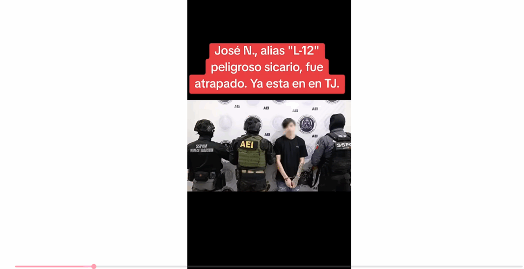 Trasladan fuerzas federales a #Tijuana al «L-12» peligroso sicario.