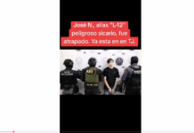 Trasladan fuerzas federales a #Tijuana al «L-12» peligroso sicario. aprension video fge