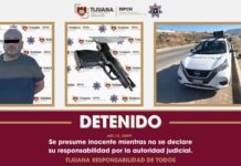 Asegura Policía Municipal de Tijuana a presunto cómplice del responsable de privar de la vida a un agente de la FESC