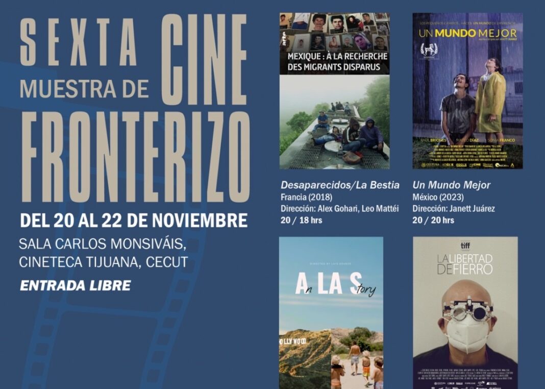 Llega a Tijuana la sexta Muestra de Cine Fronterizo con entrada gratuita