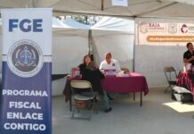 Participa FGE en jornada de La Paz en la colonia El Lago