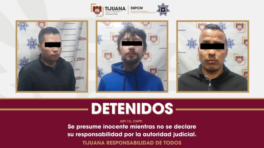 Capturan a tres personas por colocación de lona con presuntas amenazas en Parque Reforma