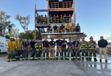 Concluye capacitación para bomberos en Protección Civil BC