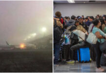 Neblina afecta operaciones aéreas; cientos de pasajero permanecen varados en el aeropuerto de Tijuana