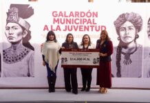 Reconoce Norma Bustamante el talento y compromiso de jóvenes con Galardón Municipal