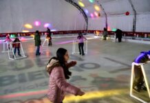Invitan a disfrutar pista de hielo gratuita en el Parque Morelos