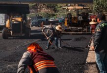 Realiza Gobierno de Tijuana trabajos de reencarpetado en el Nodo Independencia