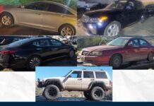 FGE recupera 9 vehículos con reporte de robo