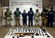 Cae en Mexicali presunto secuestrador prófugo de Jalisco con arsenal de alto poder