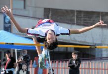 Exitosa competencia con grandes marcas y alto nivel en saltos verticales