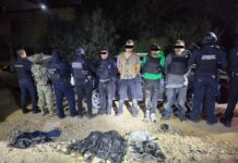 Caen presuntos integrantes de célula del “Cabo 27” en Tecate; les aseguran arsenal
