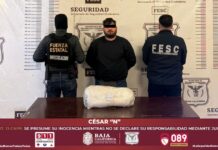 Cae con metanfetamina en el Mariano Matamoros