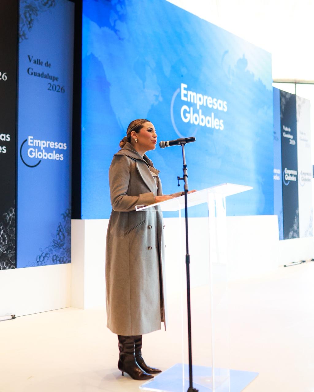 Marina del Pilar destaca potencial económico de BC ante Empresas Globales