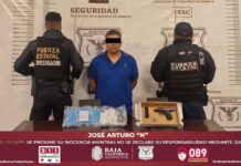 Aseguran armas y droga en Tijuana