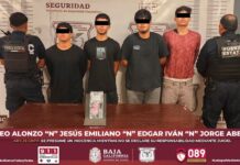 Cuatro detenidos con metanfetamina