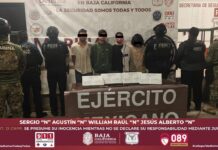 Caen cuatro presuntos integrantes de célula criminal tras operativo en la colonia Obrera de Tijuana