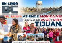 Atiende Mónica Vega, necesidades de agua y drenaje en Tijuana