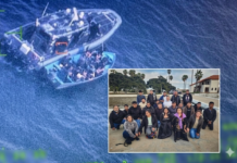Interceptan a 23 migrantes en panga frente a California
