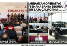 Gobernadora Marina del Pilar inicia operativo de Semana Santa «Baja California Seguro Te Diviertes»