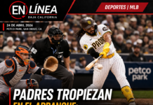 Padres caen en su segundo juego de la temporada 2026